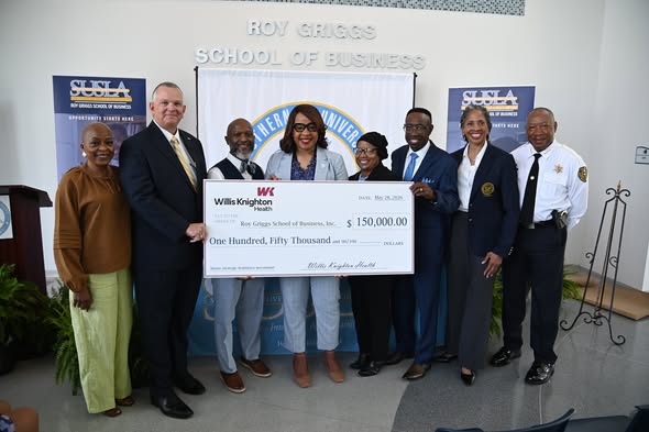 Willis Knighton and Roy Griggs School of Business, Inc. partnership announcement